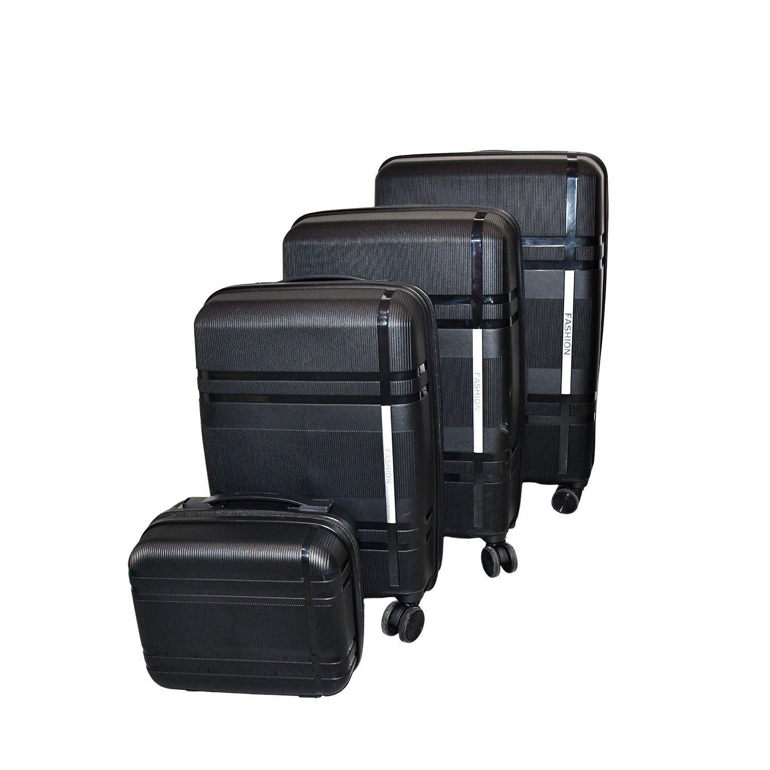 Mix Color Hard-Shell Luggage Trolley 4-Pc (set)