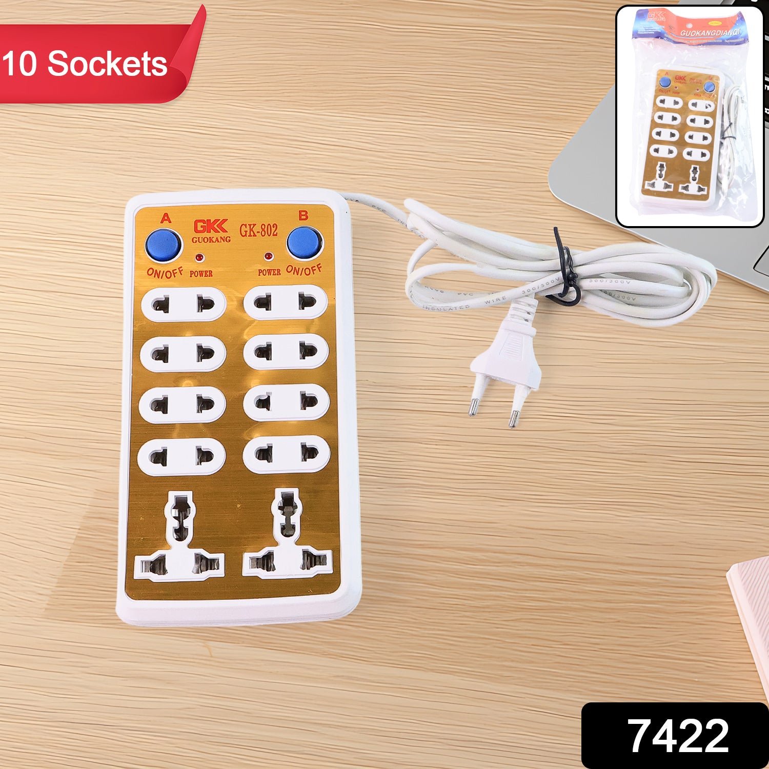 Extension Board 220V 10 Way Extension Board