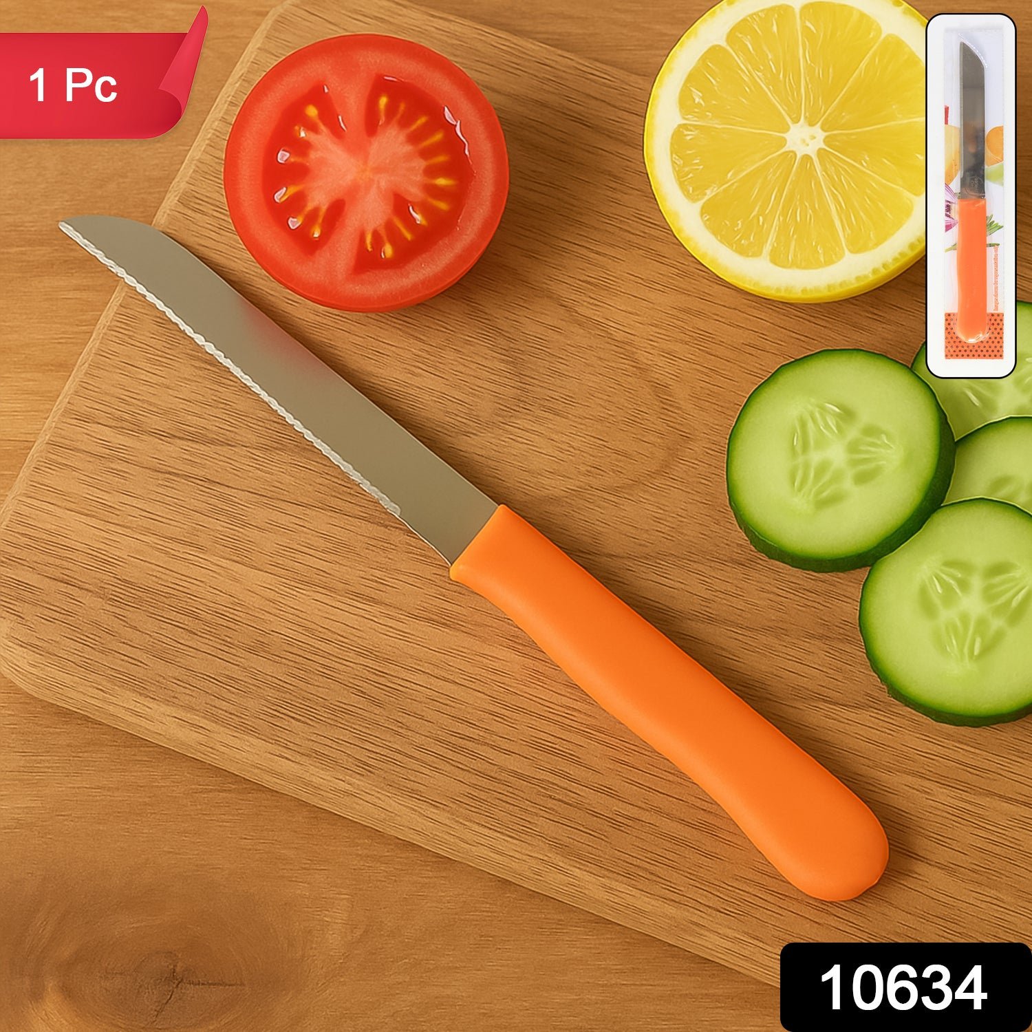 Premium Quality Stainless Steel Handle Plain Knife, Chhari (1 Pc)