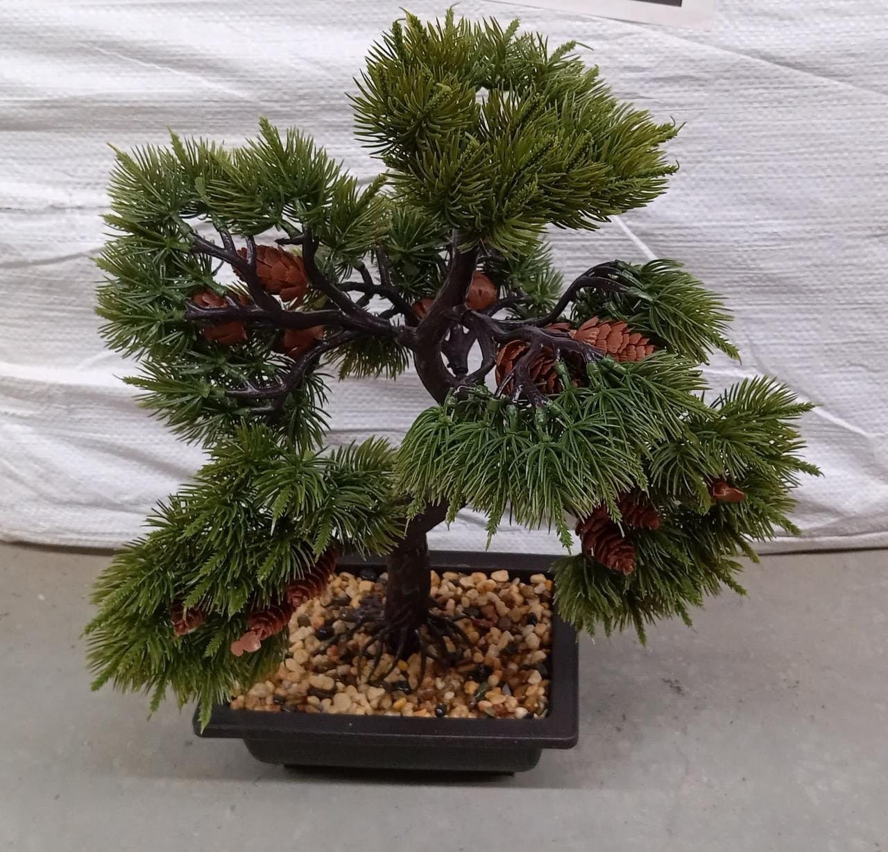 Artificial Potted Plant with Square Pot
